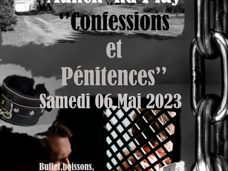 Evènement BDSM Valence : 06/05/2023 : Munch&Play confessions et penitences | Antre Des Vices
