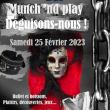 Ev&egrave;nement BDSM Valence : 25/02/2023 : Munch&Play deguisons nous | Antre Des Vices
