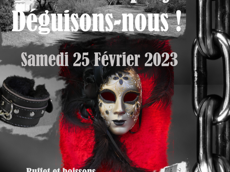 Evènement BDSM Valence : 25/02/2023 : Munch&Play deguisons nous | Antre Des Vices