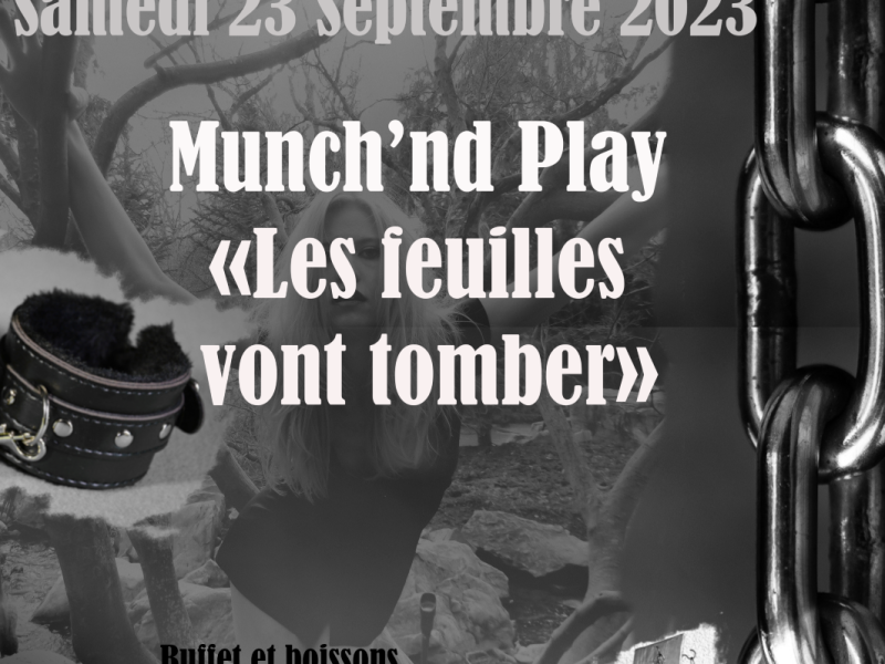 Evènement BDSM Valence : 23/09/2023 : Munch&Play Les feuilles vont tomber | Antre Des Vices
