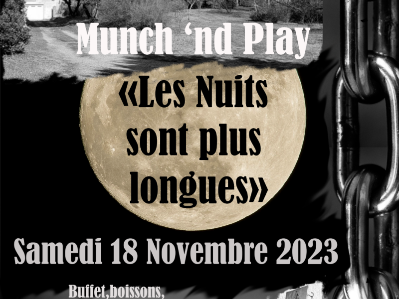 Evènement BDSM Valence : 18/11/2023 : Munch&Play Les nuits sont plus longues | Antre Des Vices