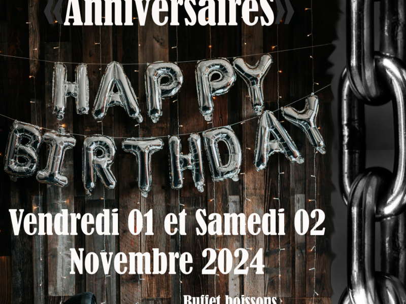 Evènement BDSM Valence :01 et 02/11/2024 : Munch&Play Anniversaires | Antre Des Vices