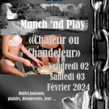 Ev&egrave;nement BDSM Valence : 02 et 03/02/2024 : Munch&Play chaleur ou chandeleur | Antre Des Vices