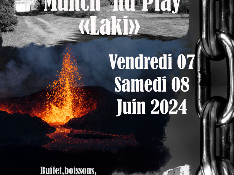 Evènement BDSM Valence : 07 et 08/06/2024: Munch&Play Laki | Antre Des Vices