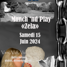 Ev&egrave;nement BDSM Valence : 15/06/2024: Munch&Play Zela | Antre Des Vices