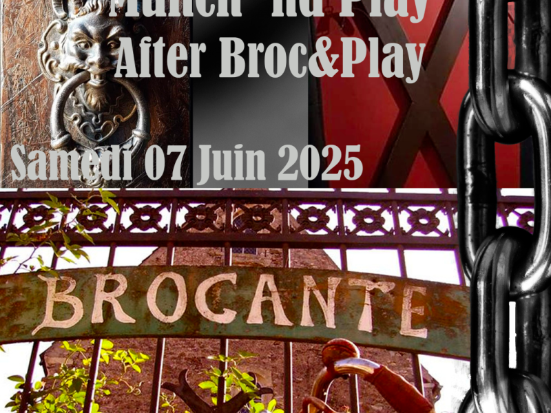 Evènement BDSM Valence : 07/06/2025 :Munch&Play After Broc&Play | Antre Des Vices
