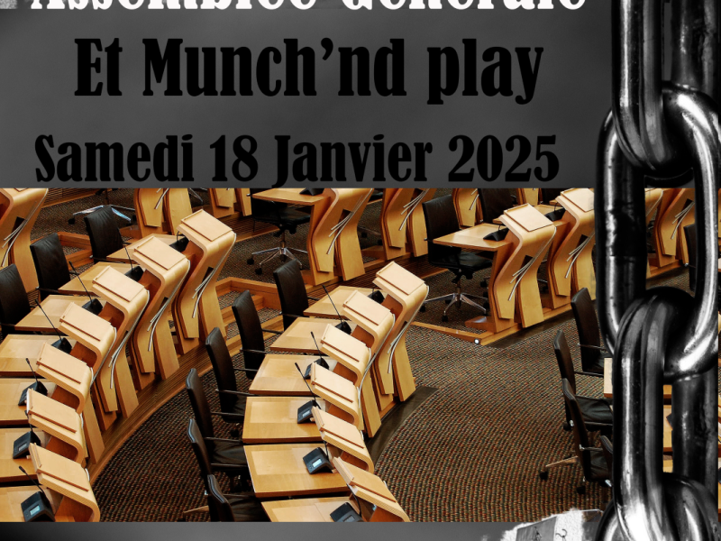 Evènement BDSM Valence : 18/01/2025 : AG Dolandie et Munch&Play | Antre Des Vices