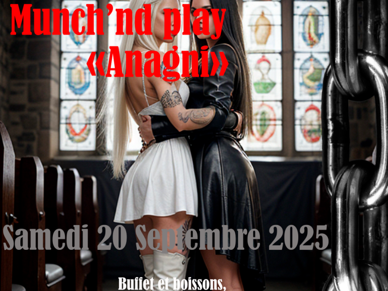 Evènement BDSM Valence : 20/09/2025 : Munch&Play Anagni | Antre Des Vices