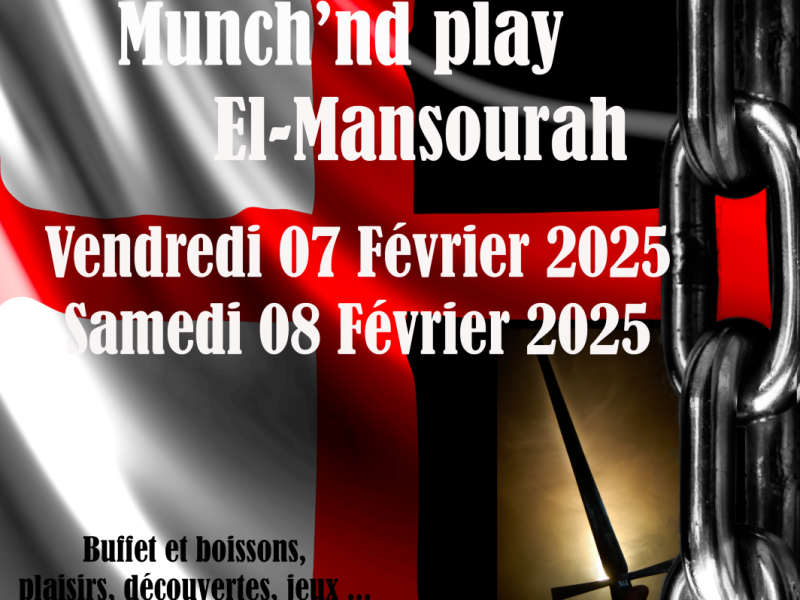 Evènement BDSM Valence : 07 et 08/02/2025 : Munch&Play el mansourah | Antre Des Vices
