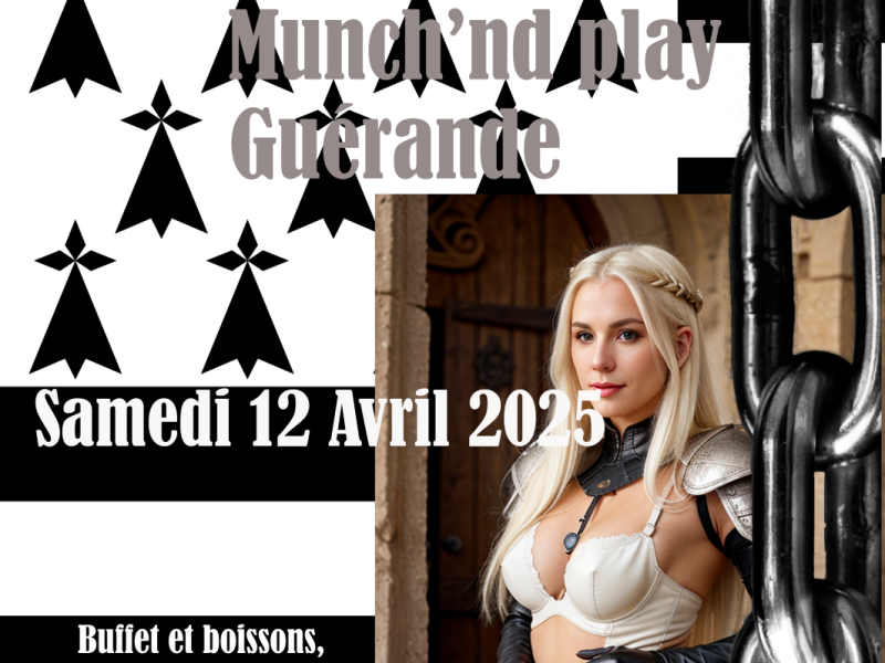 Evènement BDSM Valence  : 12/04/2025 : Munch&Play Guerande | Antre Des Vices