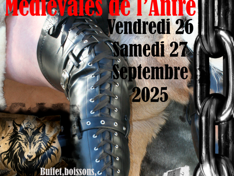 Evènement BDSM Valence : 26 et 27/09/2025 : Médiévales de l'Antre | Antre Des Vices