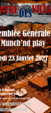 Ev&egrave;nement BDSM Valence : 23/01/2027 : AG Dolandie et Munch&Play | Antre Des Vices
