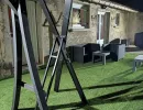 Une vue de la terrasse du repaire des passions, un des gites bdsm de l'Antre Des Vices en Rhone-Alpes